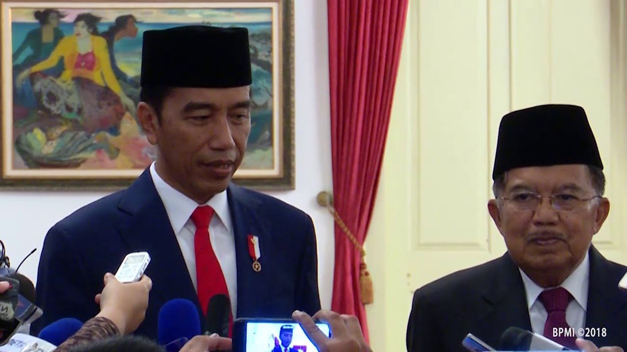 Pelantikan Kabinet Kerja, Presiden Jelaskan Posisi Airlangga dan Teten
