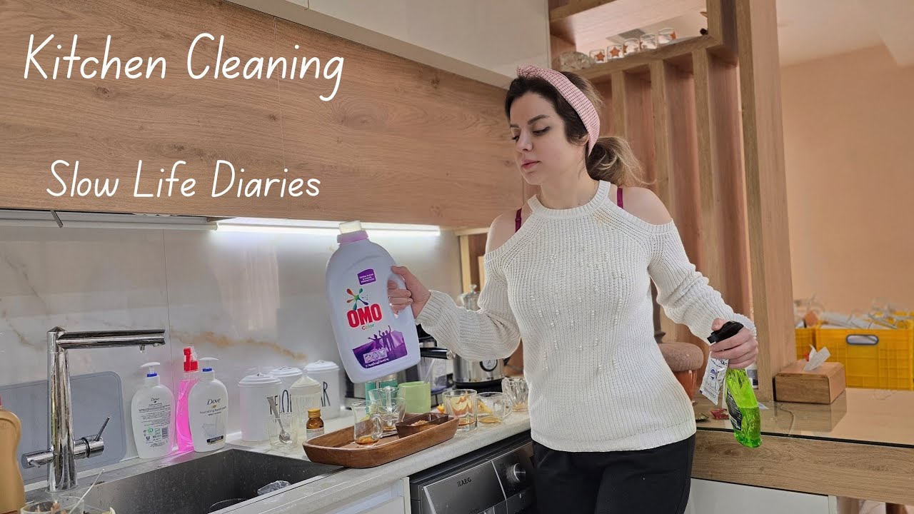 Simple Day Vlog , Cleaning My Cozy Kitchen | Silent Vlog , Art of Slow Living 