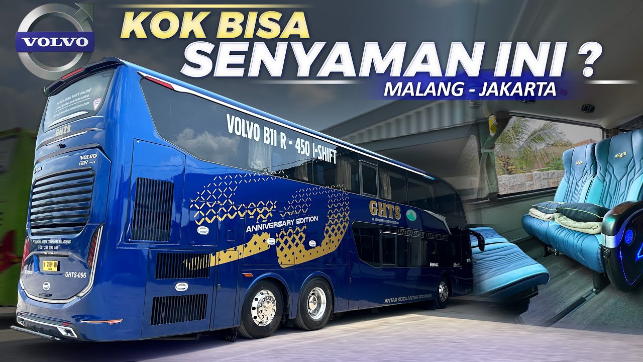 AKHIRNYA MAS ARKAN NAIK BUS BARU GUNUNG HARTA ‼️ Trip Malang - Jakarta with GHTS 096 JETBUS 5