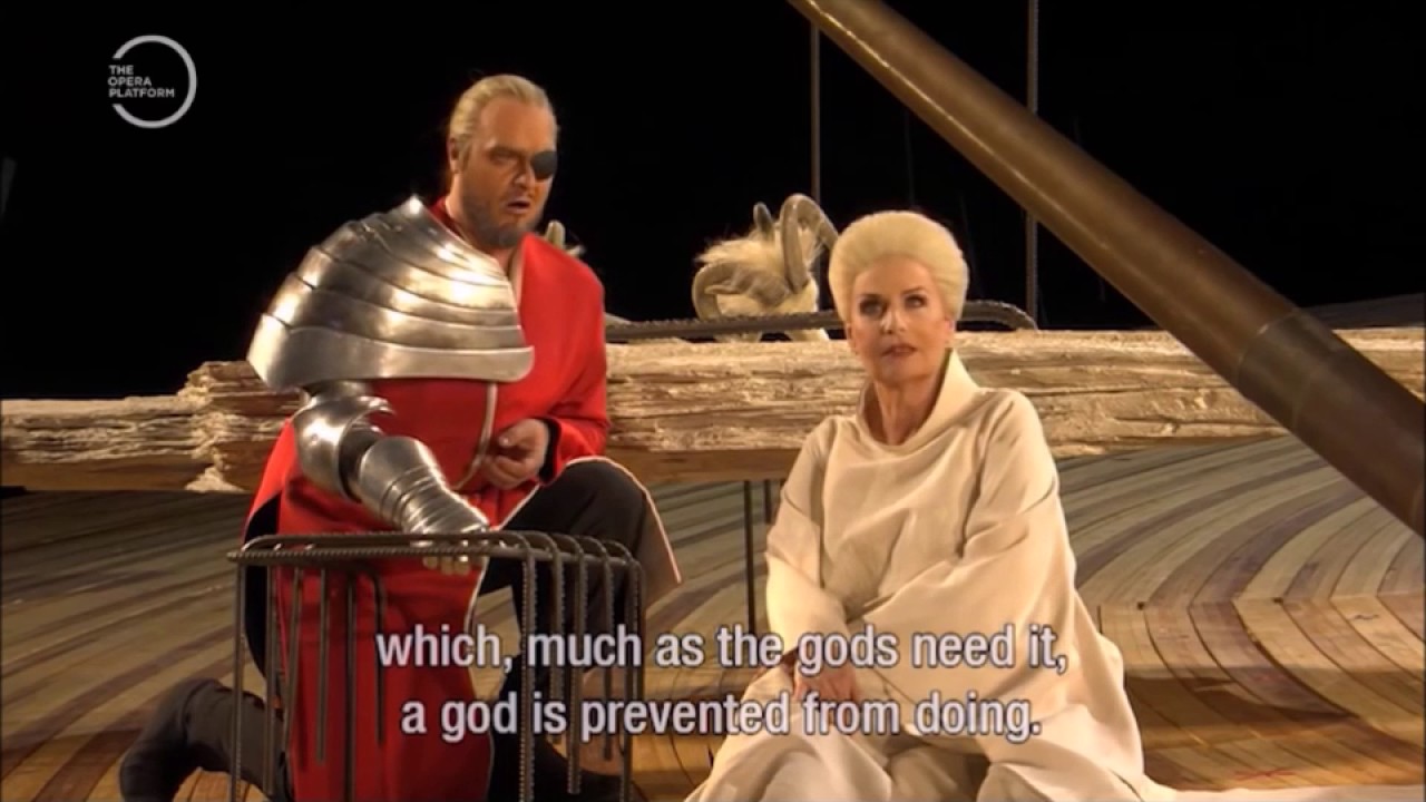 Doris Soffel and Thomas J. Mayer as Fricka and Wotan in Richard's Wagner's Die Walküre
