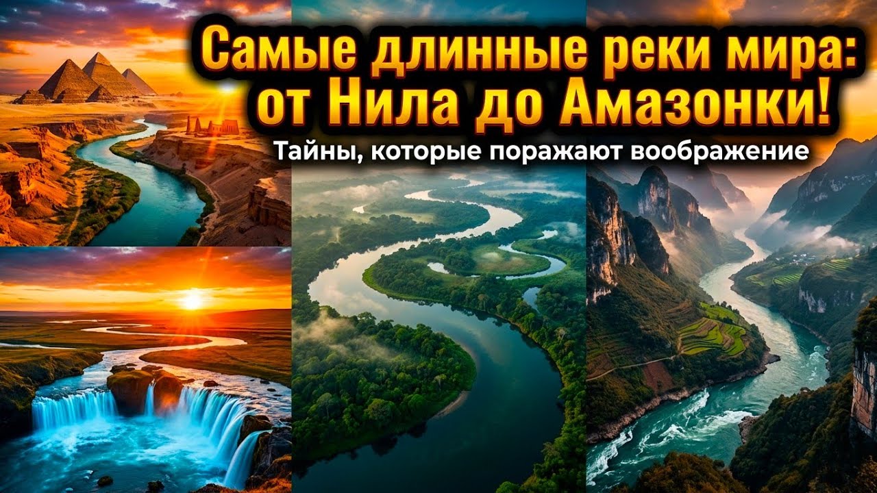 От Амура до Конго: Потрясающие факты о самых длинных реках мира!