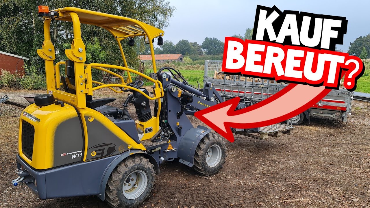 ...AUCH DIE SCHATTENSEITEN! | Was taugt der Hoflader nach einem Jahr? | EUROTRAC W11 | Mr. Moto