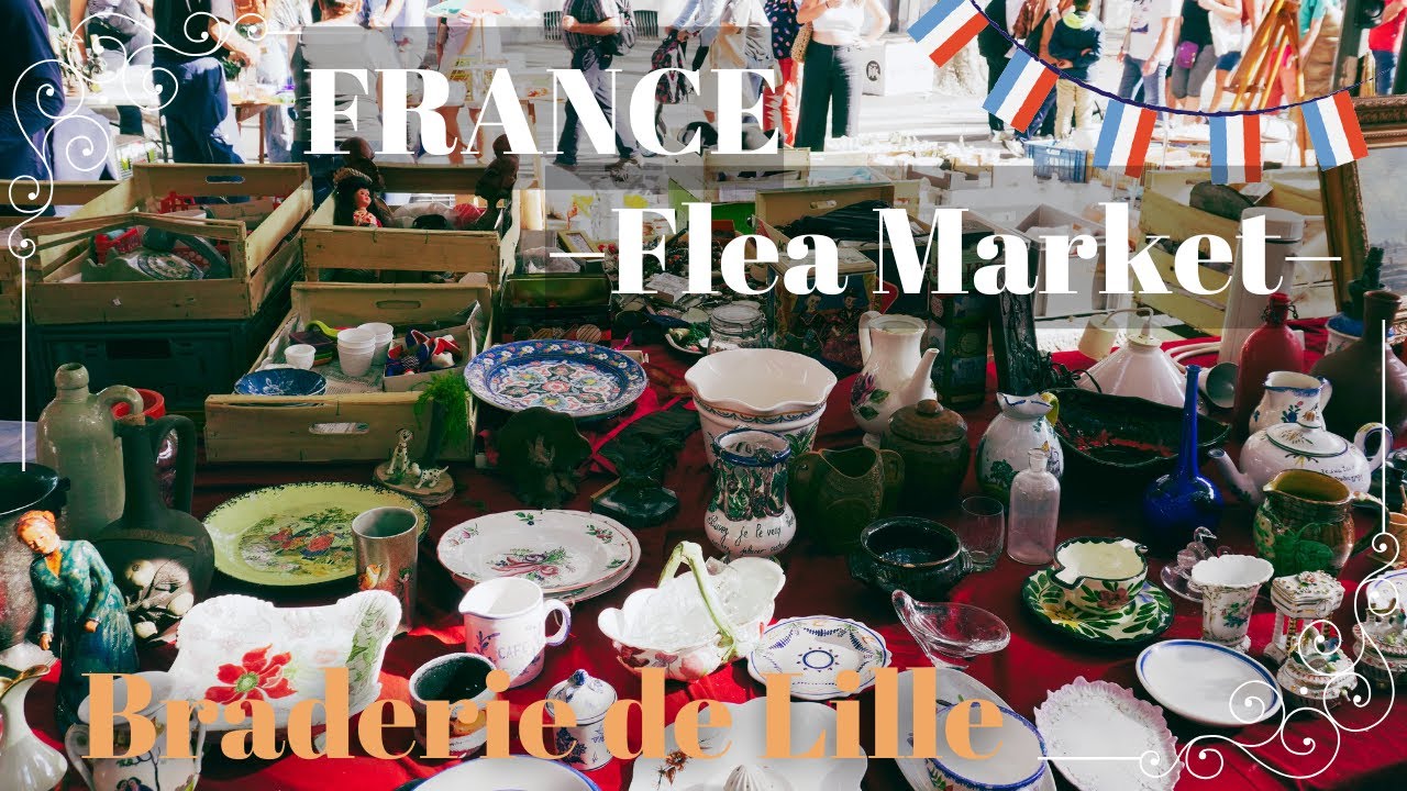 🇫🇷ヨーロッパ最大の蚤の市へ[Braderie de Lille [FRANCE] [Lille]