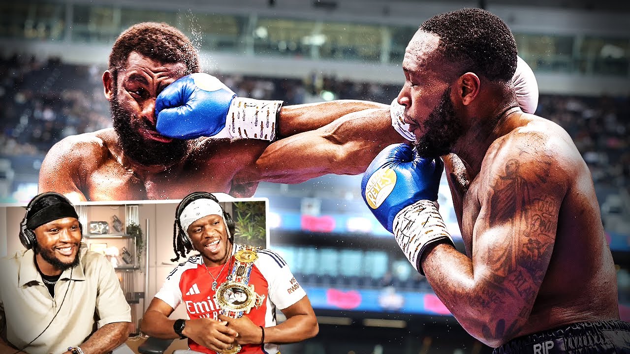 KSI REACTS TO MY BRITISH CHAMPIONSHIP FIGHT