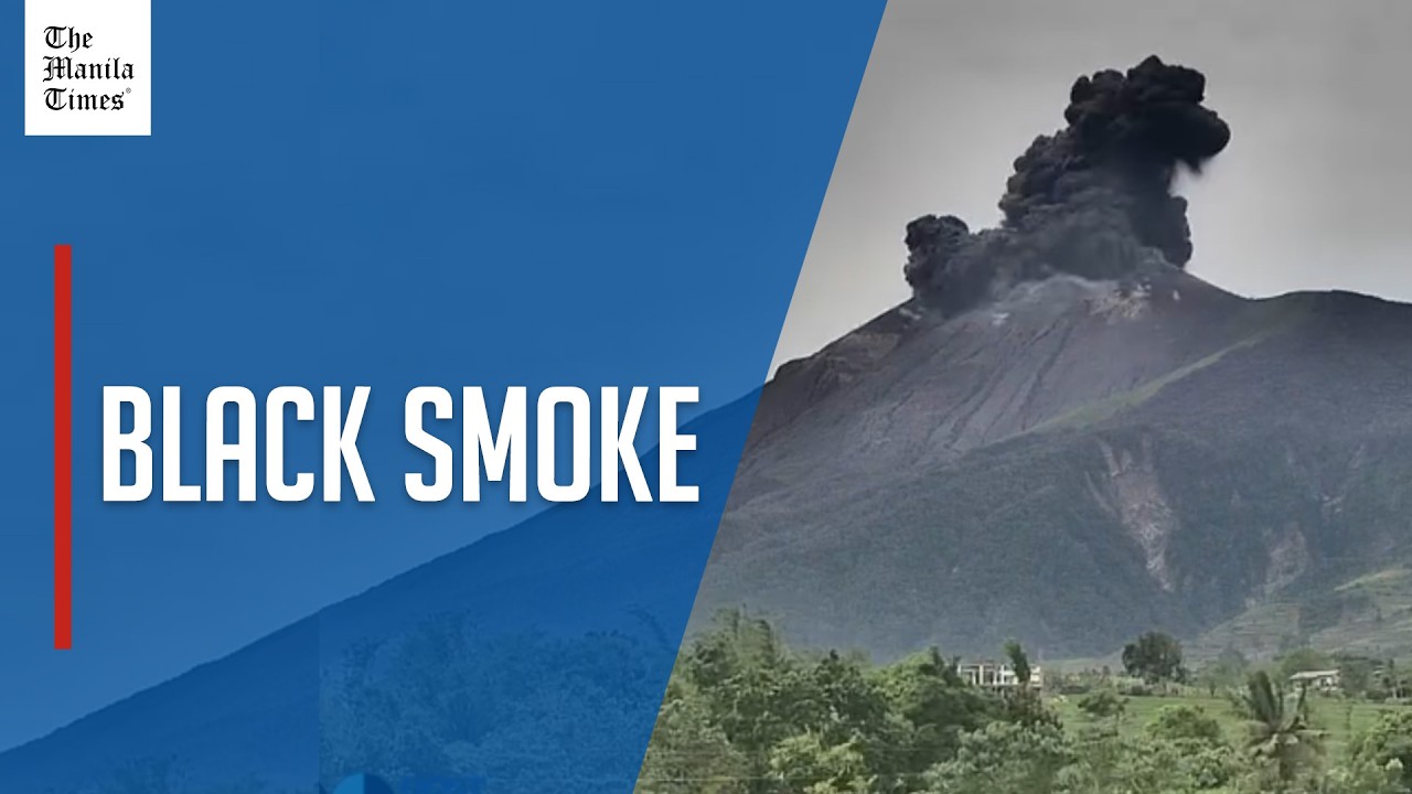 Kanlaon Volcano in Negros Island Region erupts