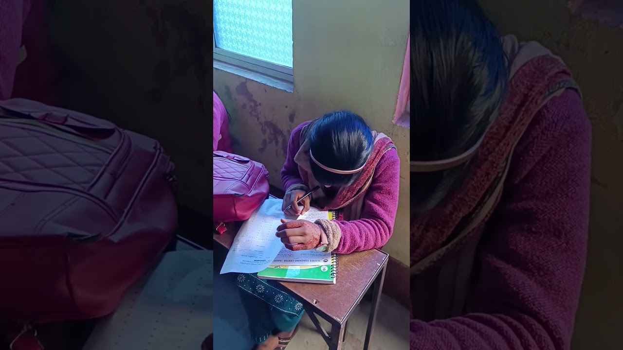 Today(30/01/ 26) Hindi &Math  Subjective Exam Conducted in 12th &10th  class Weekly Examination.