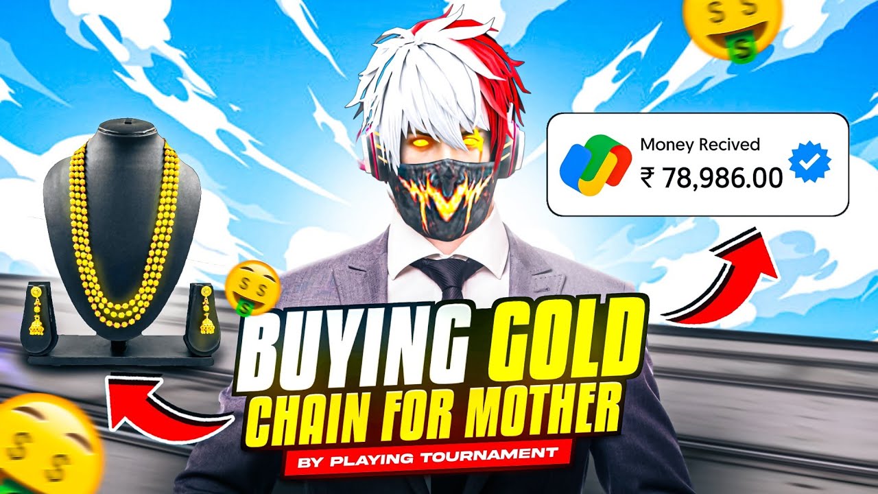 Day #5 Purchasing Gold Chain ⛓️ For Mother 💕 By Playing Solo Tournament 💸 || 1k Rs 😱 Profit In 1 Day