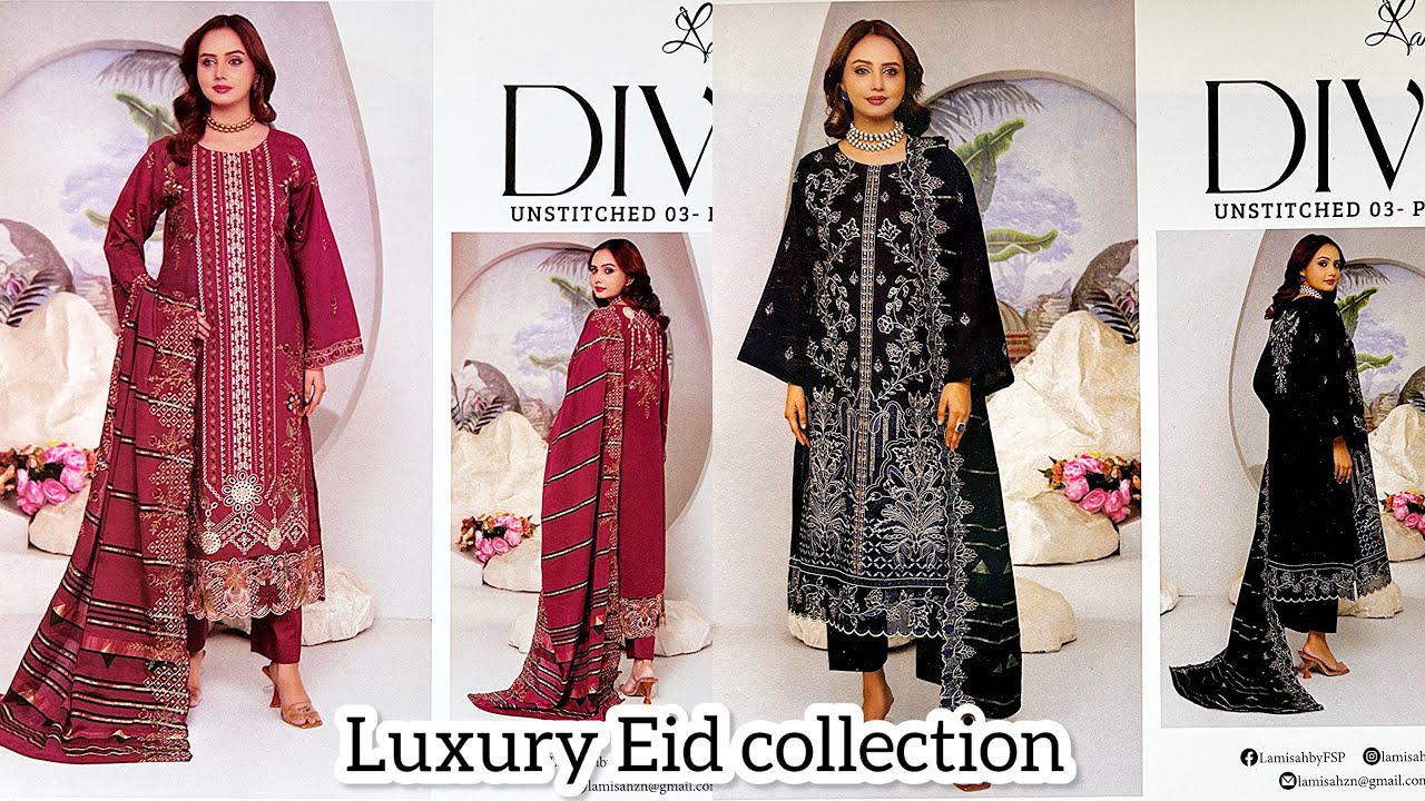 Luxury Eid collection | Lamisah new volume &ldquo;DIVANI&rdquo;| Lamisah luxury summer collection | 1030