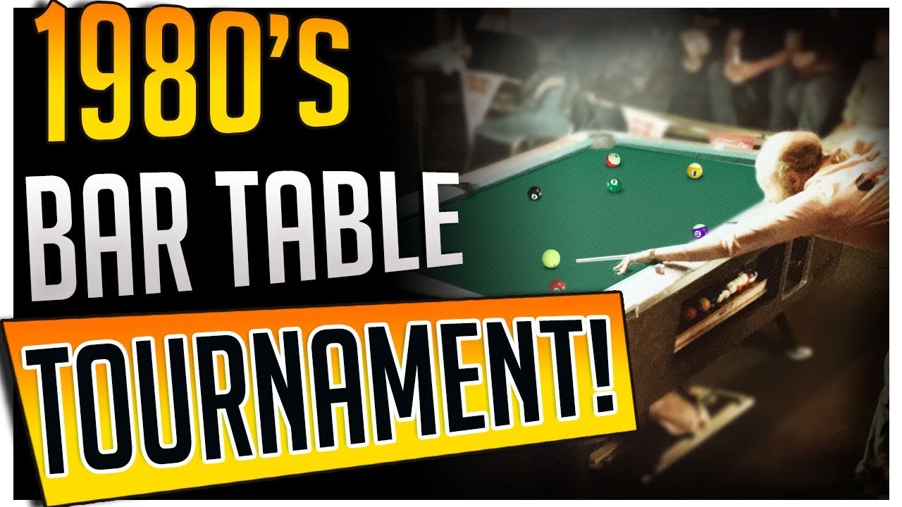 Legendary 1980s Bar Table Tournament - Top Pool Players of the Era