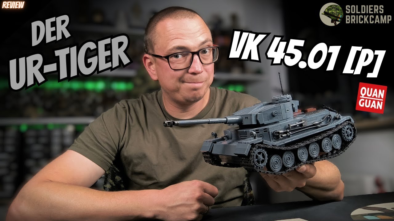 VK 45.01 (P) der Ur-Tiger mit Hybrid-Technik in 1:28 | QuanGuan VK 45.01 (P) 100308