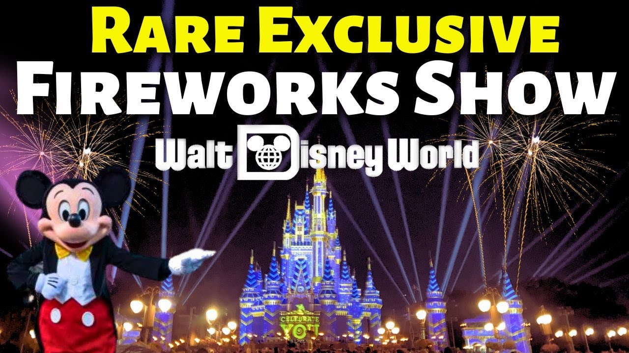 Magic Kingdom Cast Exclusive Fireworks Show, Celebrate You!