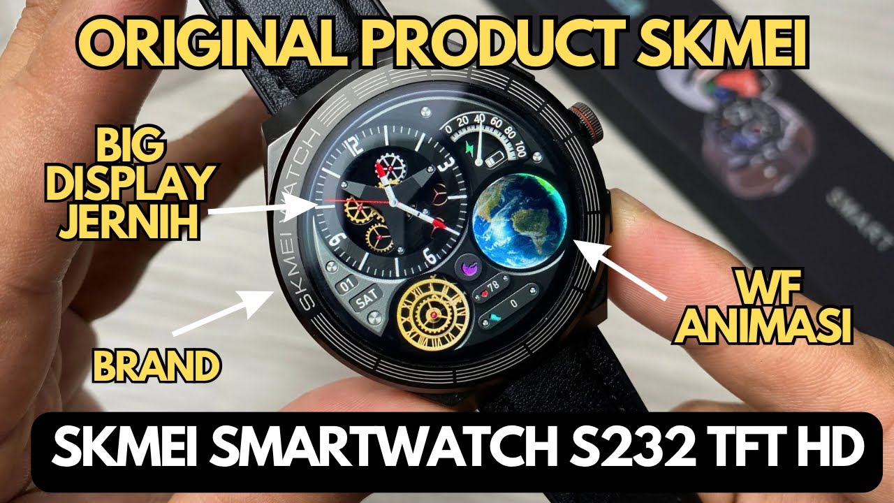 Pasaran Smartwatch HANCUR karena SKMEI S232 INI😱 ( HD TFT 1.45