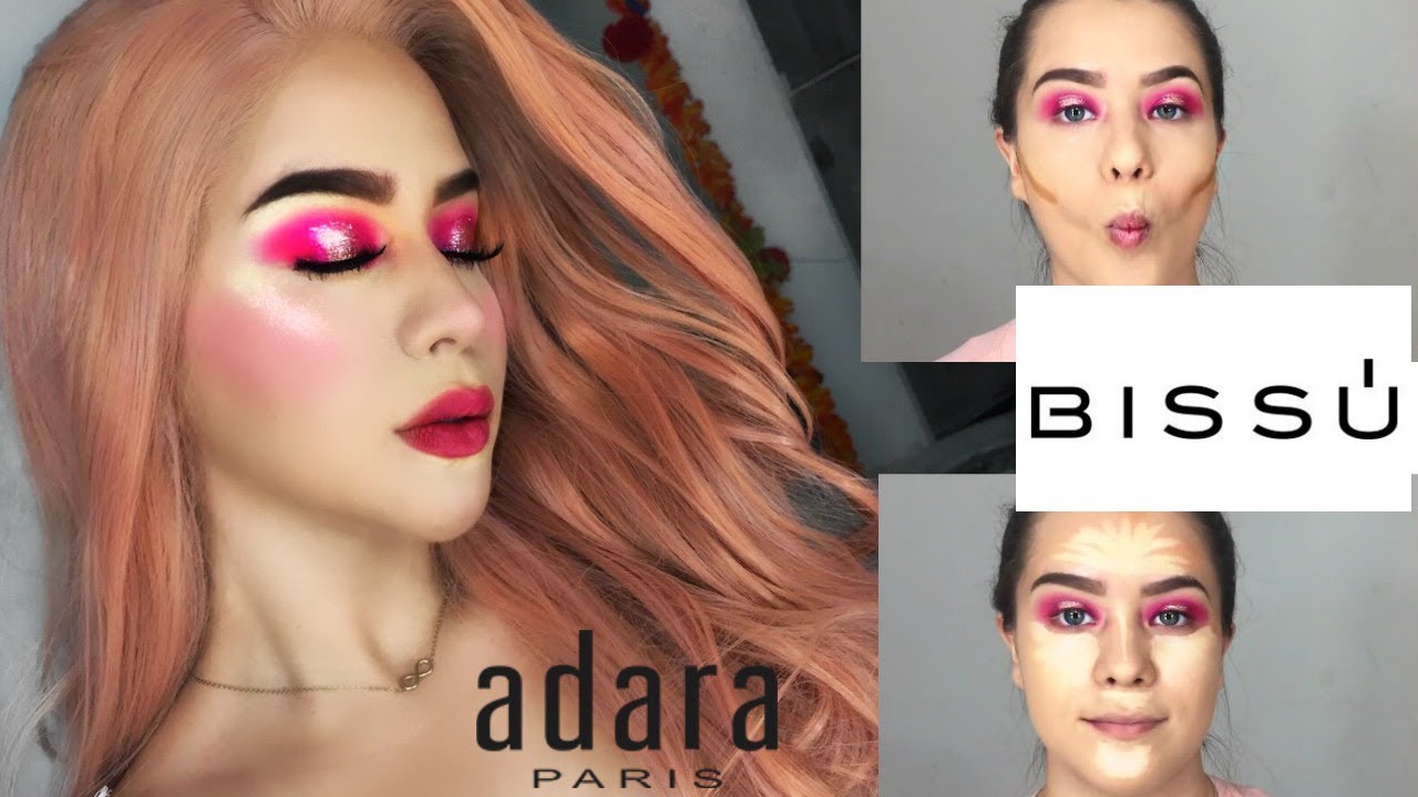 ME MAQUILLO UTILIZANDO SOLO PRODUCTOS DE BISSU Y ADARA
