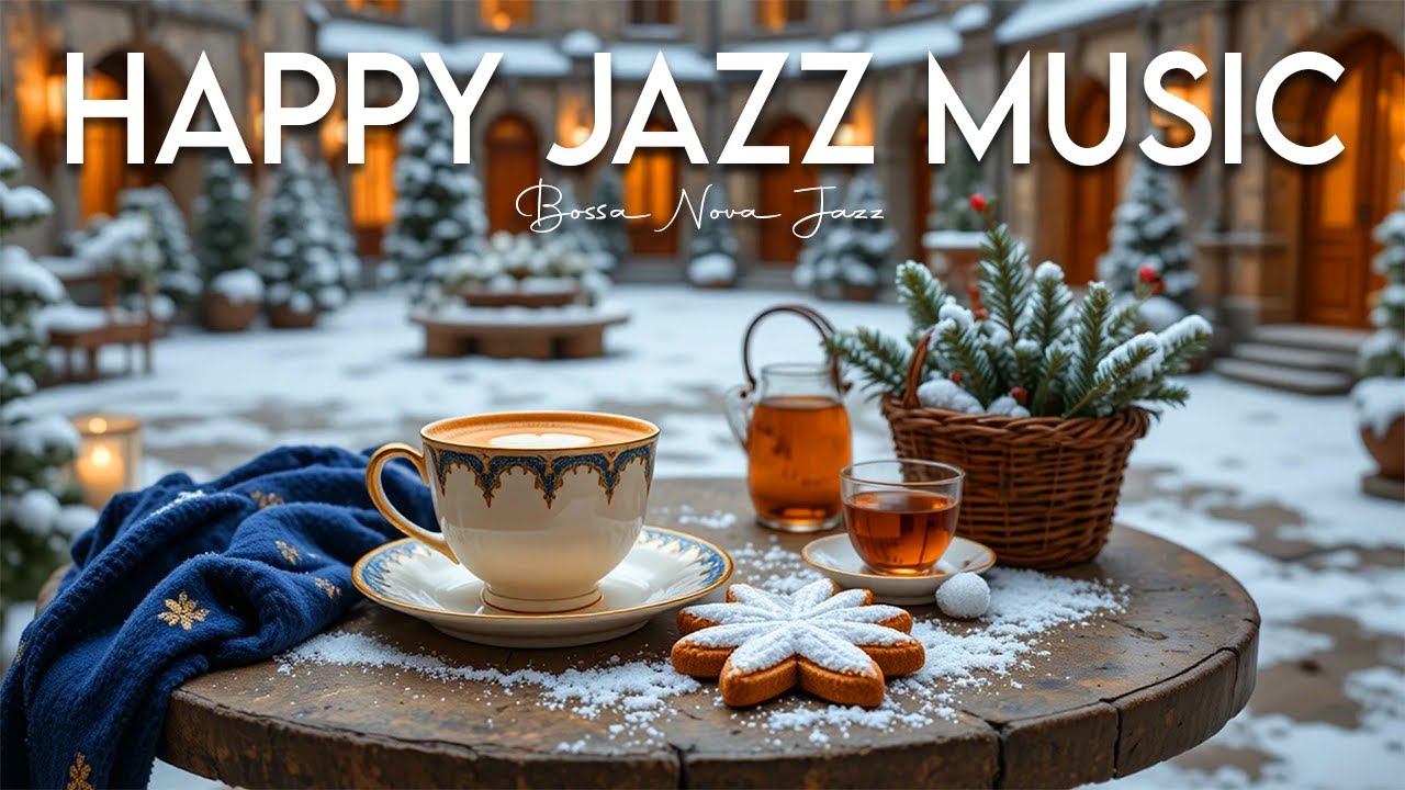 Happy Jazz Music ☕ Relaxing Bossa Nova & Smooth Jazz Instrumental for Positive Vibes and Focus