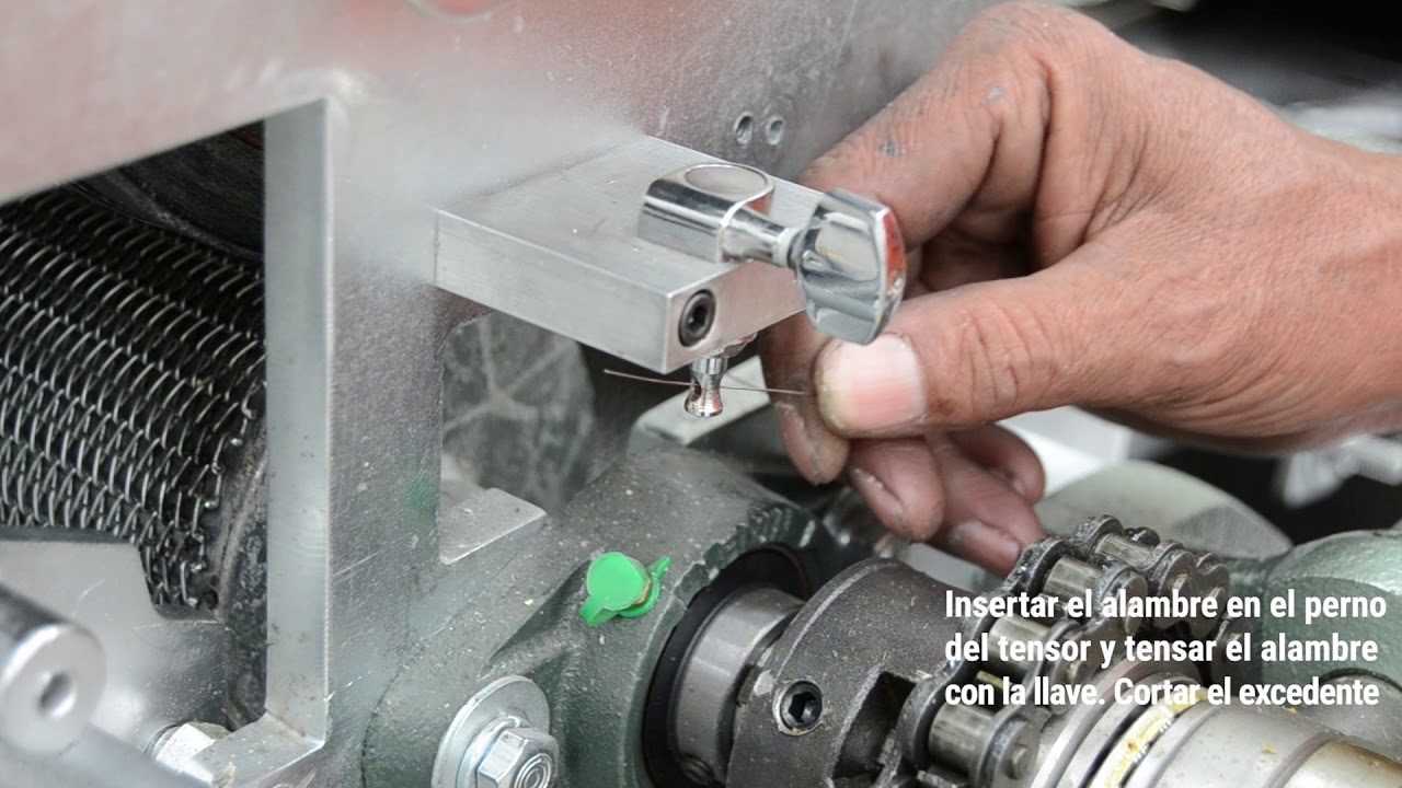 Cambio de alambre para máquina MLR │Manufacturas Lenin