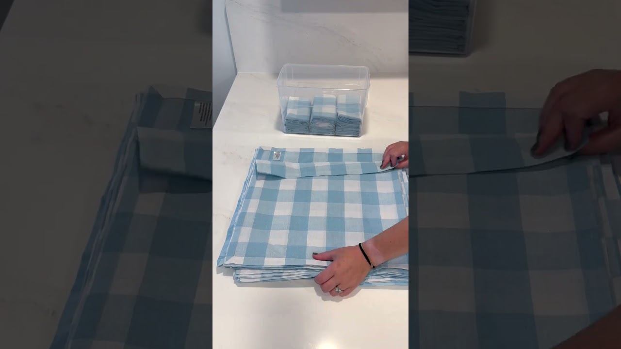 These napkins have waited years to be folded. How to fold napkins! 