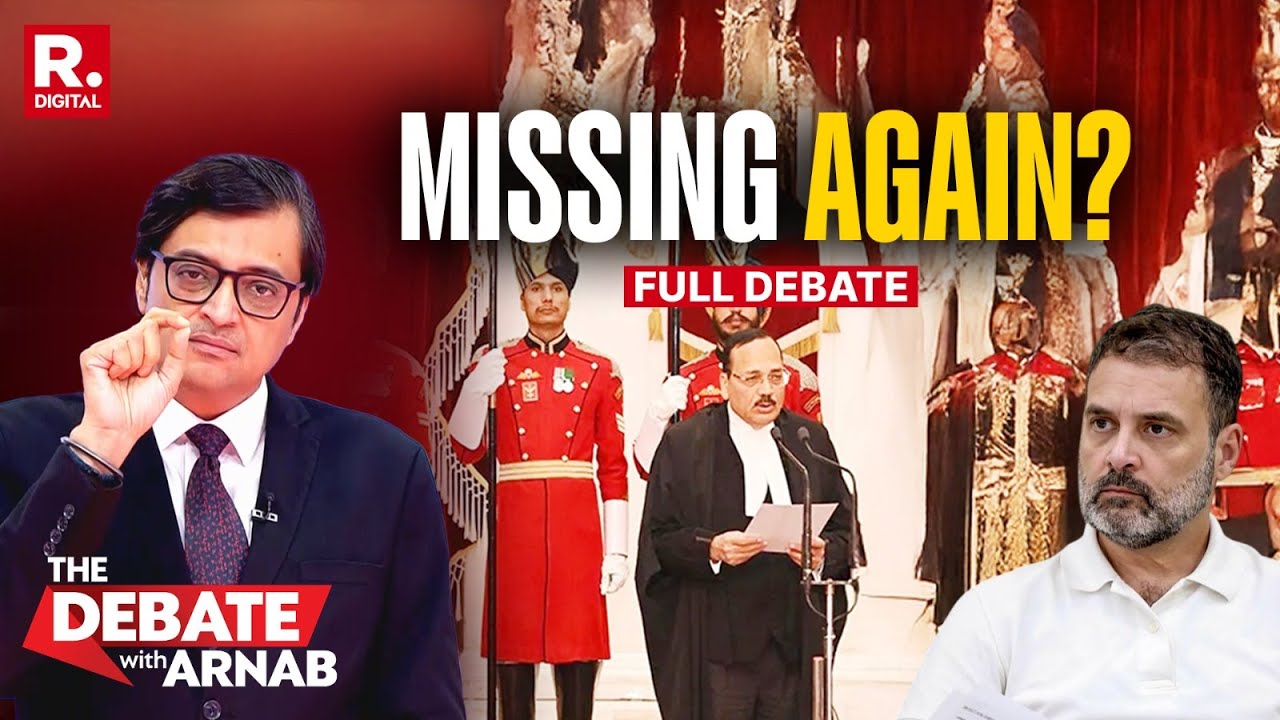 Debate With Arnab: Rahul Gandhi Missing From CJI's Surya Kant Swearing-In