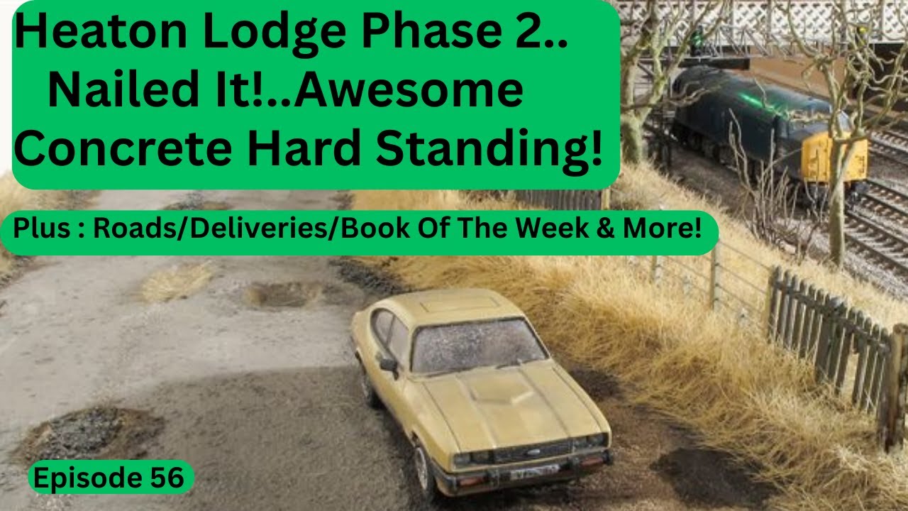 Heaton Lodge, фаза 2… Отлично! Потрясающее бетонное покрытие… Плюс все наши любимые элементы!