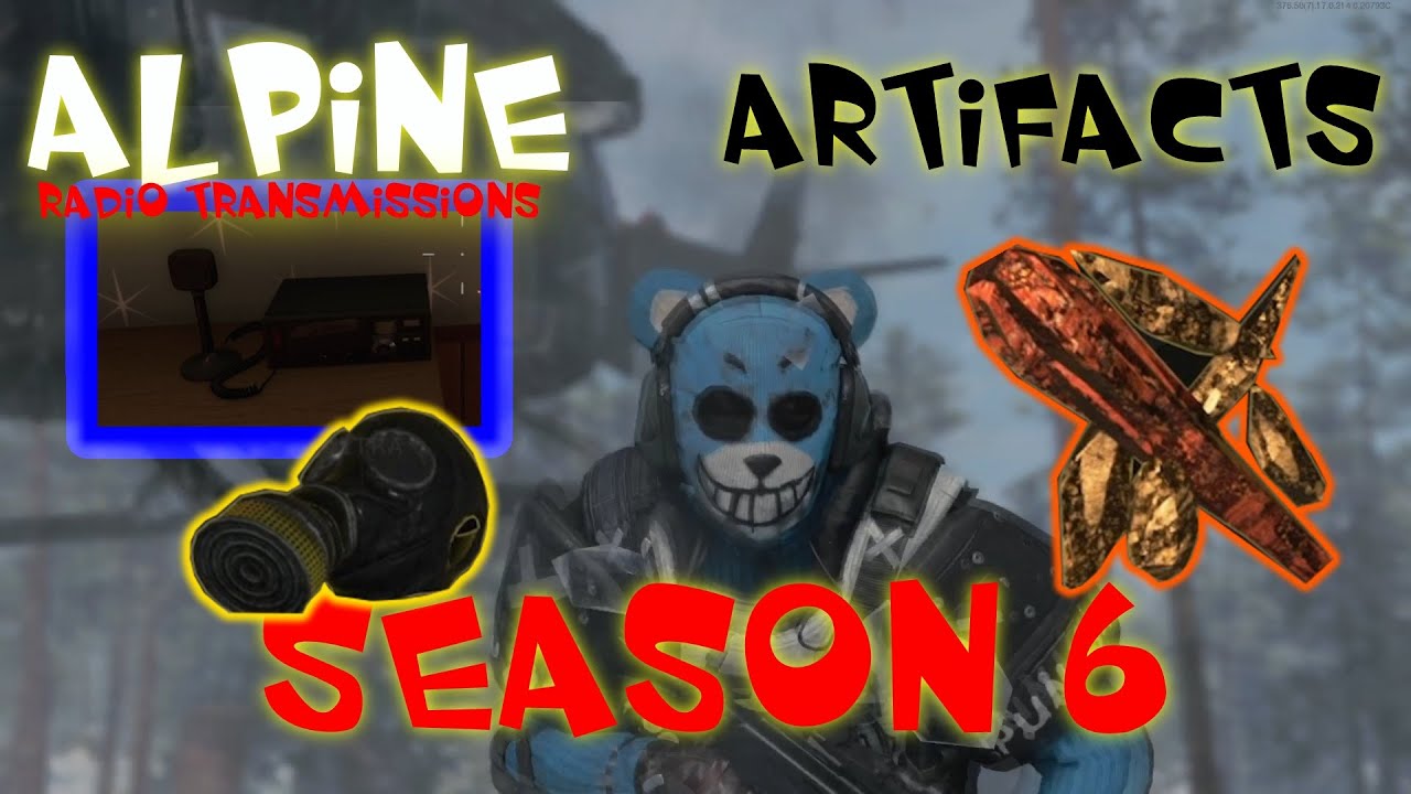 SEASON 6 OUTBREAK ALPINE INTEL, ARTIFACTS, RADIO TRANSMISSION OUTBREAK COLD WAR ZOMBIES SEASON 6