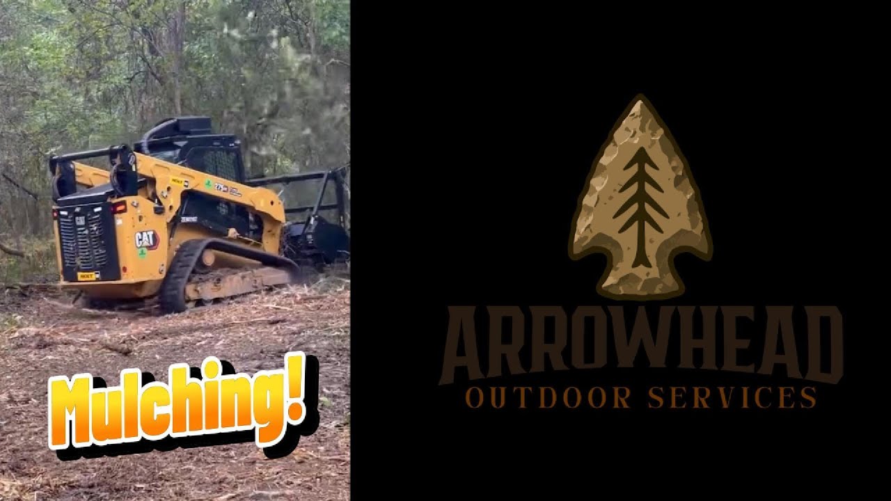 Land Clearing, Forestry Mulching, Land Mulching in CAT 275 XE LM1