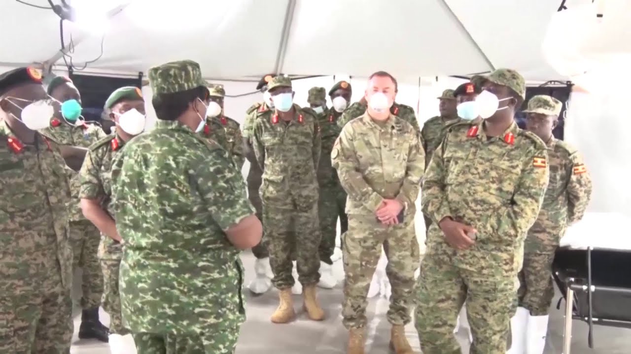 Gen. David Muhoozi commend the UPDF medical team