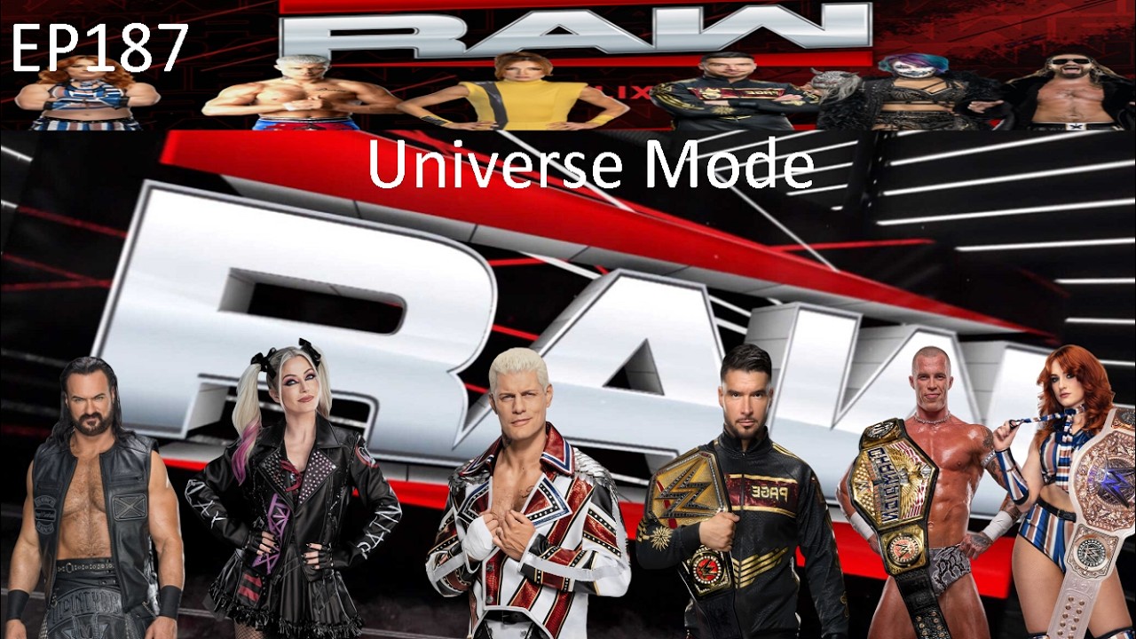 WWE2K25 Universe Mode Season 12 Episode 187