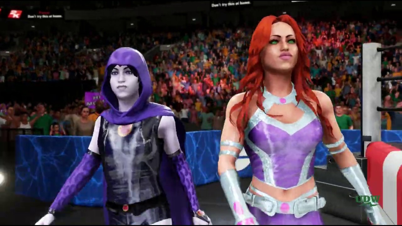 Teen Titans (Raven/Starfire) vs. The Incredibles (Elastigirl/Violet)