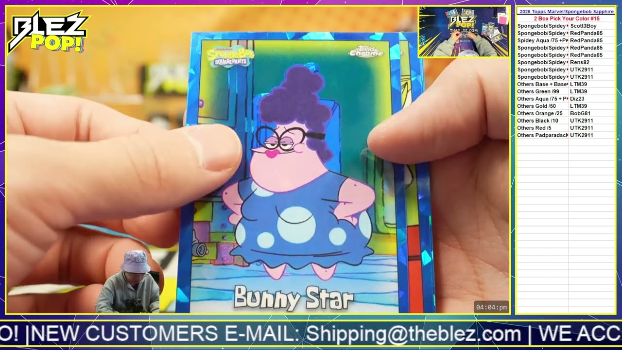 2025 TC Marvel Spongebob Sapphire 2 Box Mixer Pick Your Color #15