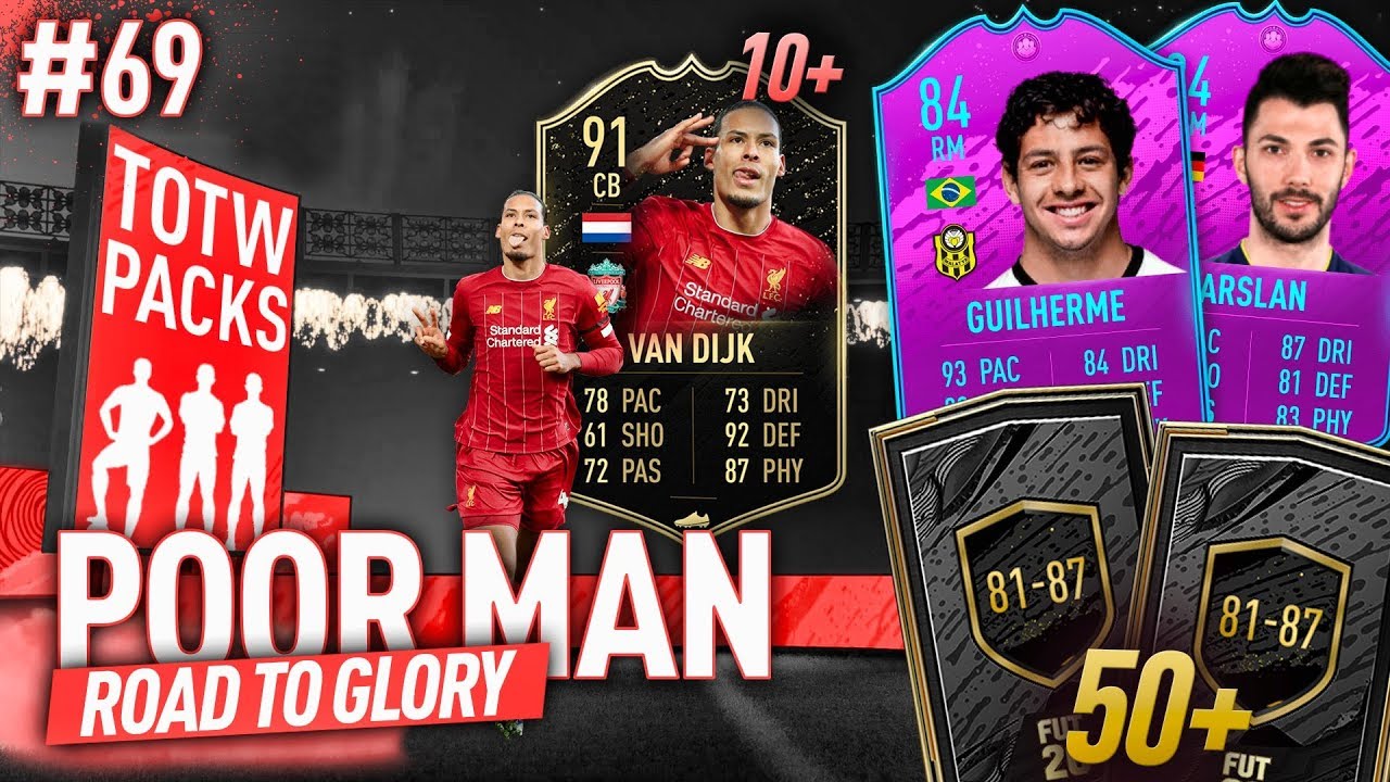 11 наборов TOTW для Информа 91 Ван Дейка! 50 наборов с номерами 81-87! - Бедняга #69 - FIFA 20 Ul...