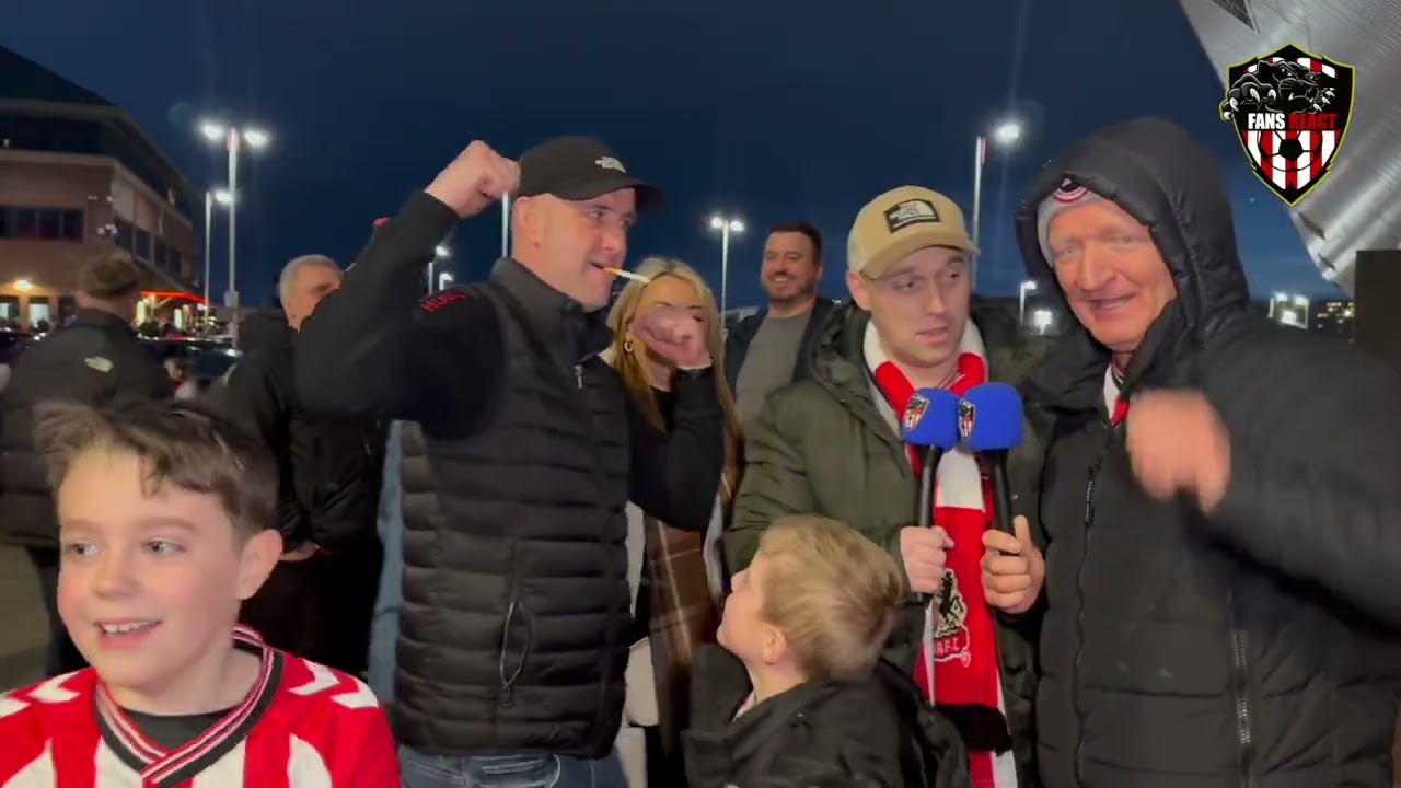 SUNDERLAND 1-0 NEWCASTLE UNITED! SUNDERLAND FANS REACT TO HUGE DERBY WIN FANS REACTIONS WITH SHAUN