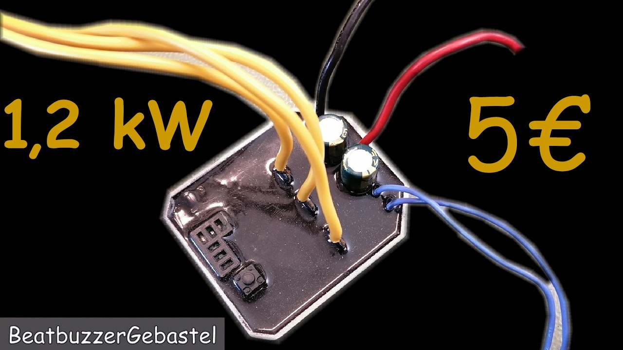 Werkzeug brushless Regler im Test - low cost BLDC