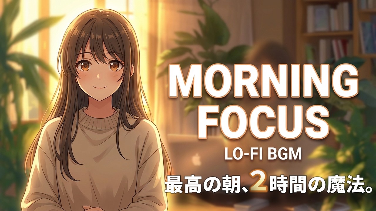 朝の作業用Lo-fi BGM | Morning Focus #1 ☀️ 2 Hours |