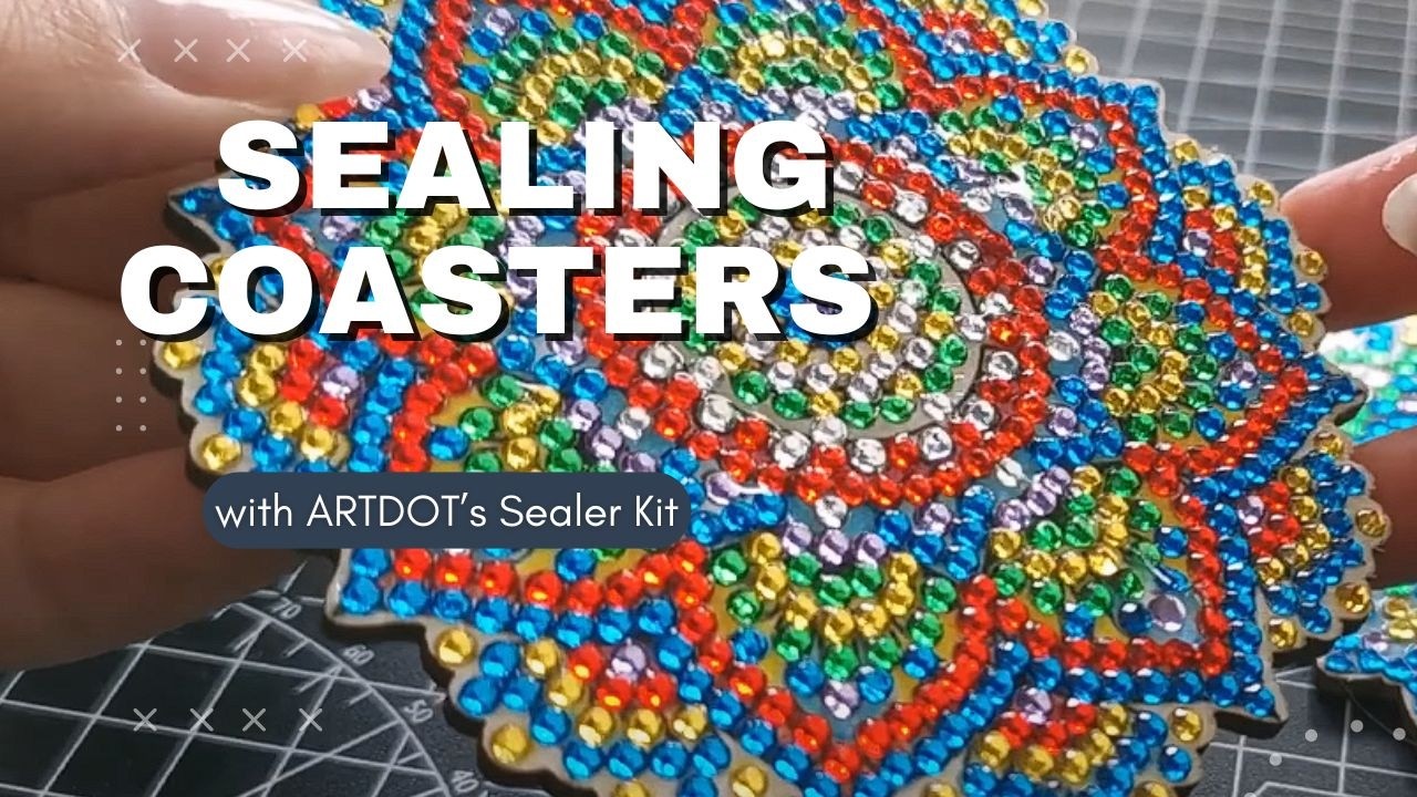 How To Seal Special Diamond Paintings! Artdot Sealing Kit & Trays