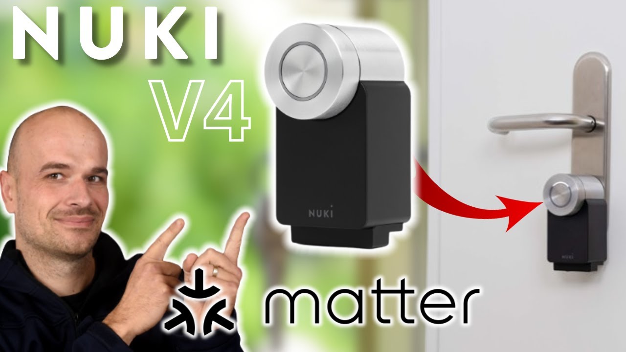 La nouvelle serrure connect&eacute;e NUKI Smart LOCK 4 entre dans l'&egrave;re MATTER .