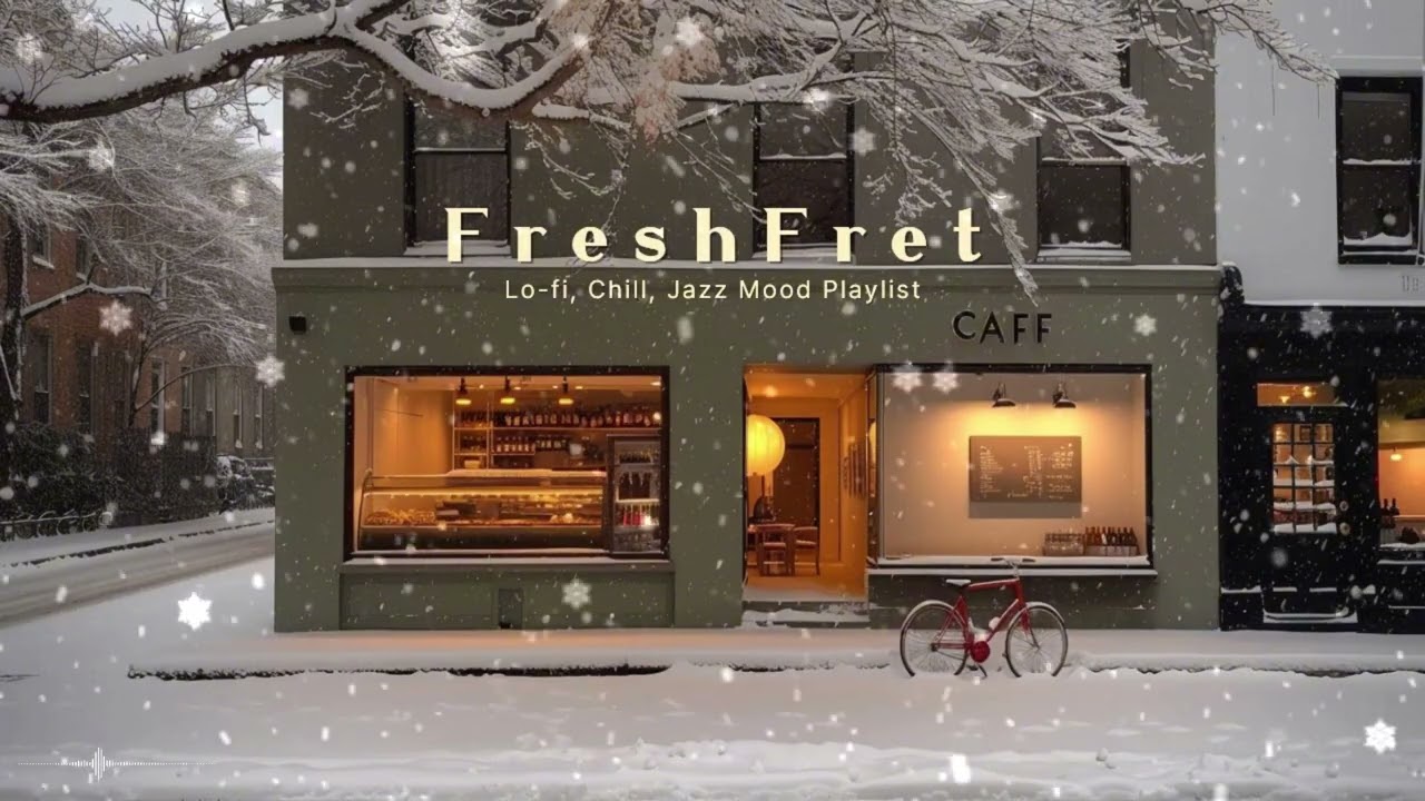 (Cafe)PLAYLIST Огни кафе, тихий джаз, безмолвный снег Lo-fi, Chill, Vintage Jazz