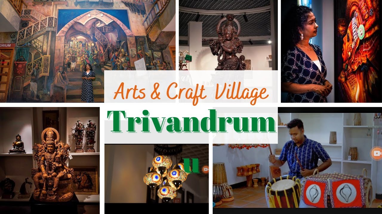 Arts And Crafts Village | Trivandrum Tourist Place | Thiruvananthapuram Vlog | Curly Trails