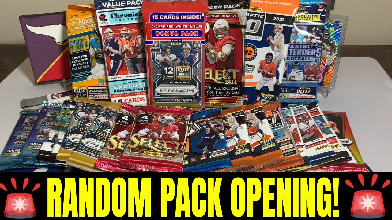 🚨RANDOM PACK OPENING🚨 22 Football Card packs! Select, Prizm, Optic, Mosaic & More!