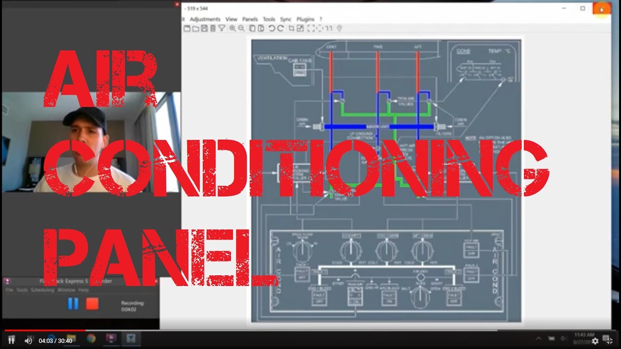 Airbus A320 Cockpit Tour: #22 - Air Conditioning Panel: What do all those buttons do?!