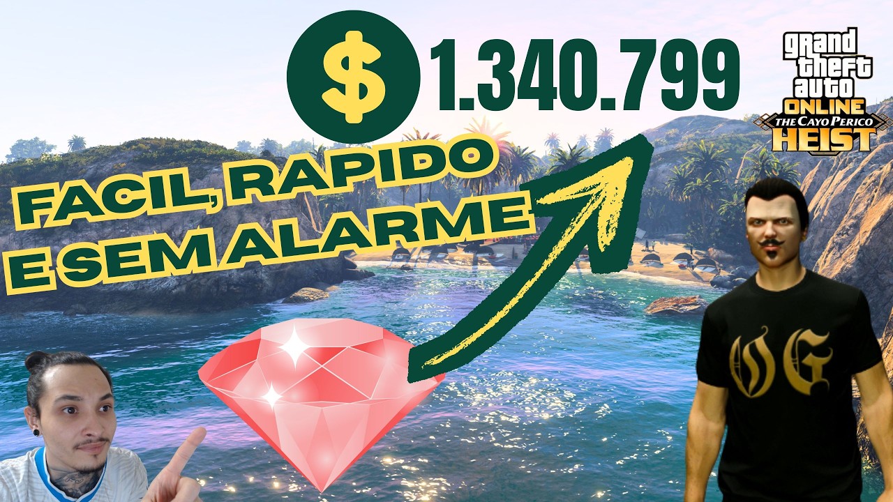 Pare de Morrer em CAYO PERICO! Use esta Rota FACIL e Fique Rico no GTA Online (PS5 + Raytracing)