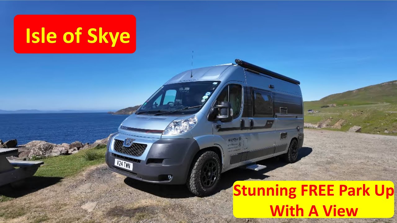 Isle of Skye Van Life | Portree & Epic Cliff Park up