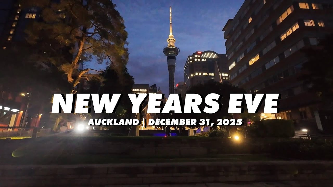New Years Eve 2026 🥳 LIVE from Auckland, NZ