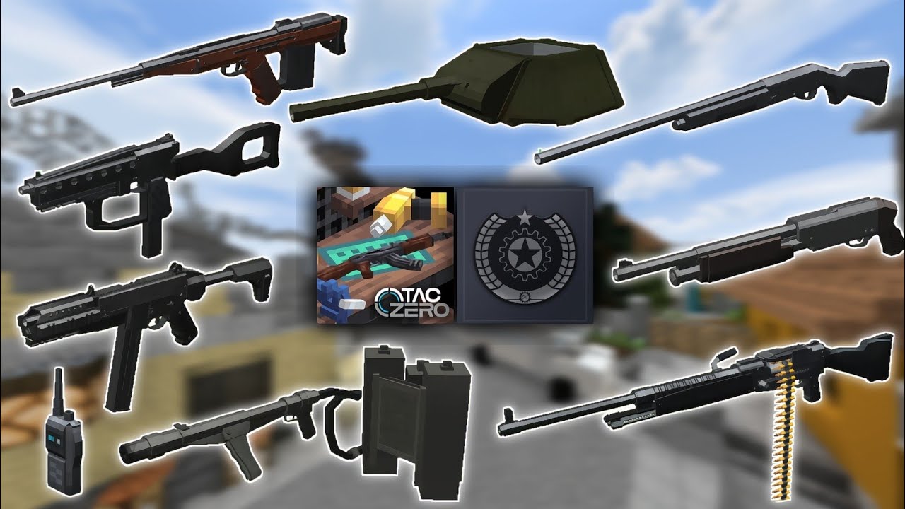 Rebel Gun Pack - All Weapons Showcase | Minecraft TaCZ Mod | v1.0.6a | By DianDaoFish