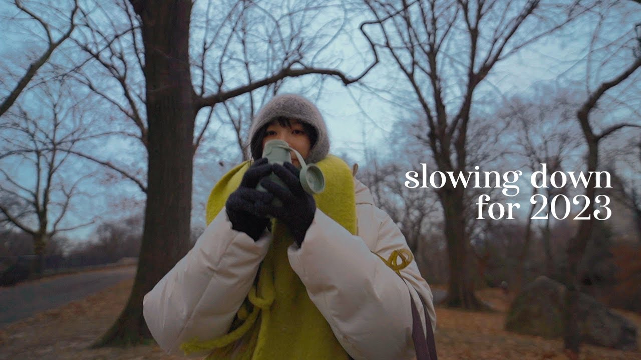 Slowing Down for the New Year 🍃| healthy productivity vlog