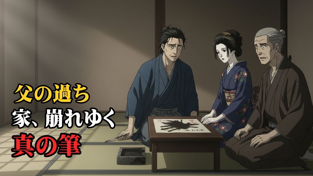 一本の筆が暴いた偽りの婿の正体――その男を迎えた日から、家は静かに崩れ始めた。