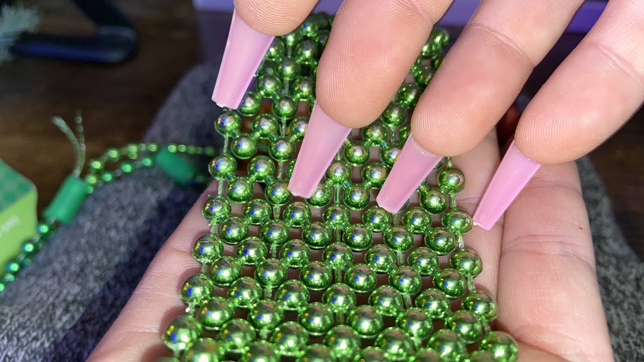 ASMR: Super close up tapping & scratching, Tracing, scooping items CV for Traci