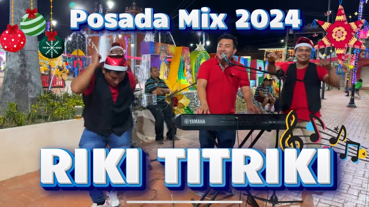 CUMBIAS PARA BAILAR EN LAS POSADAS A Mover el CHIKISTRIKIS, RIKITI TRIKI = CARMILLO y sus Teclados