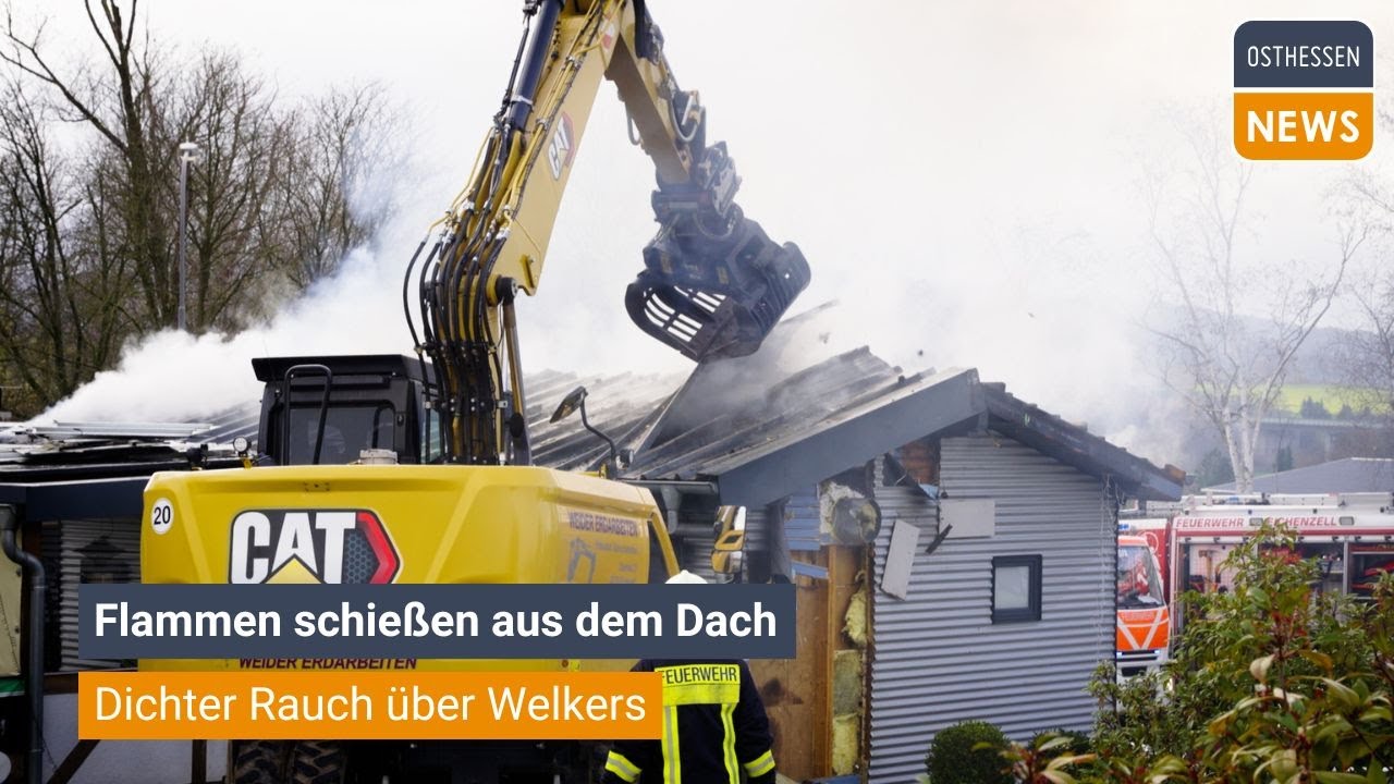 EICHENZELL: Brennender Imbiss fordert Einsatzkräfte 🚒🧯