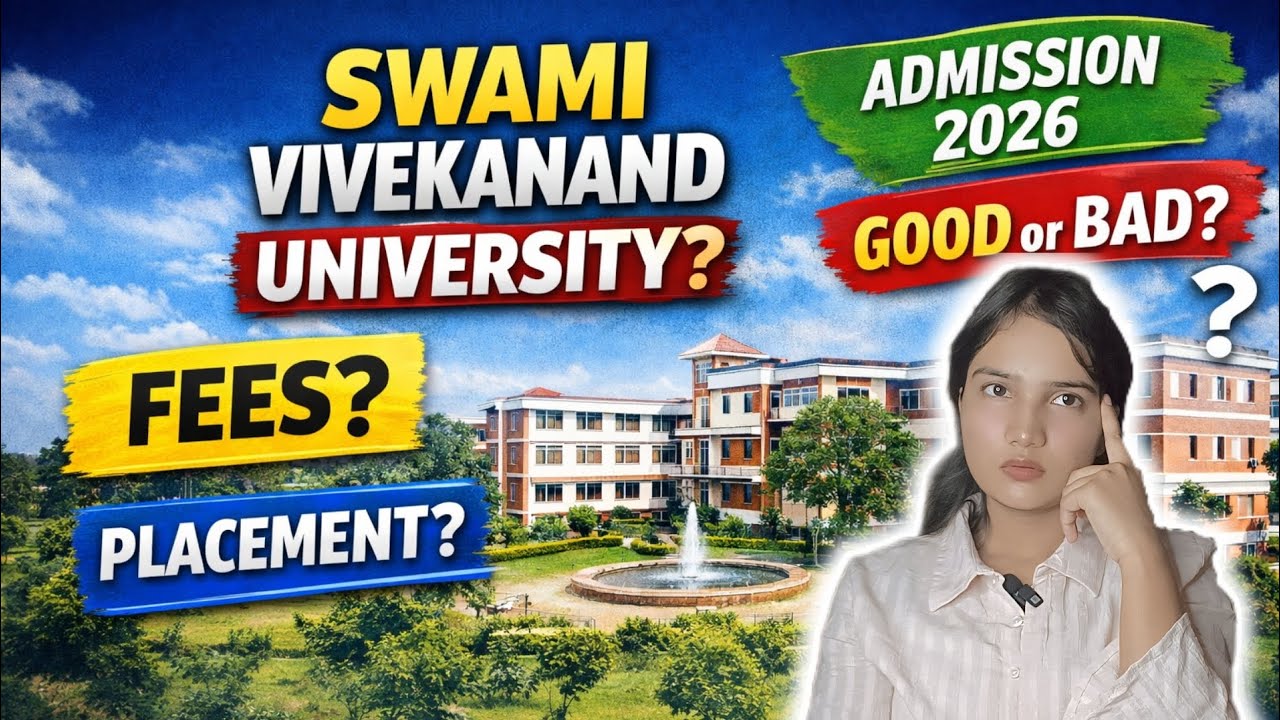 Swami Vivekanand University Review 2026😍🔥 | Courses, Fees, Admission Process & Placement💯