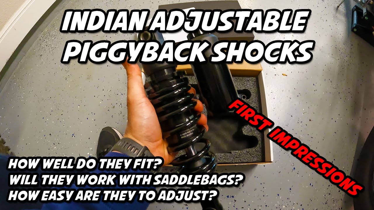 Indian Motorcycle Adjustable Piggyback Shock