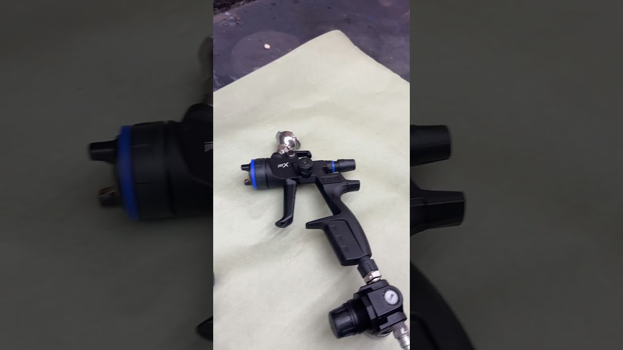 New Sata Jet X. Out with the old, in with the new. #sata #autobodypaint #autobody #autobodyshop